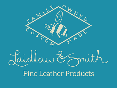 Laidlaw & Smith logo flat logo mark script