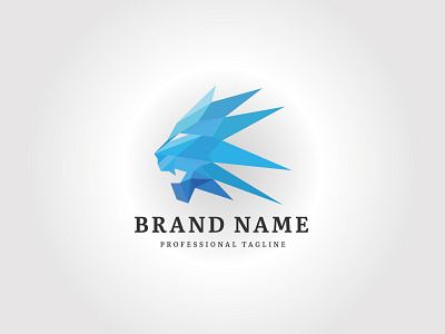 Logo Valiant Lion animal animals business colorful consultant corporate digital finance finances financial firm fund investing investment king kingdom lion majestic marketing