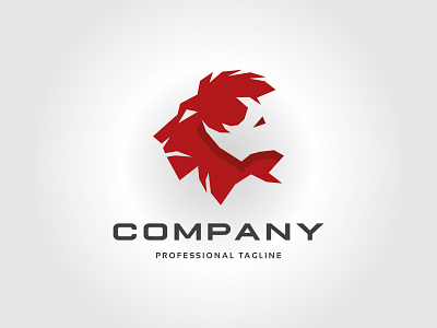 Logo Leaders animal business consultant corporate crown digital financial firm investing investment king kingdom lion lion head majesty marketing media monarchy professional