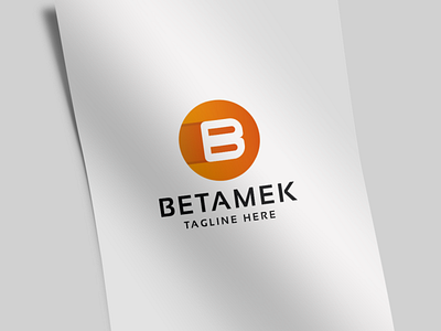 Letter B - Betamek business design digital illustration letter b logo vector