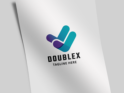 Double Check Logo business corporate design digital financial logo vector