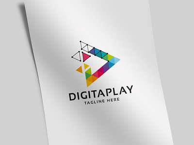 Digital Media Play Logo