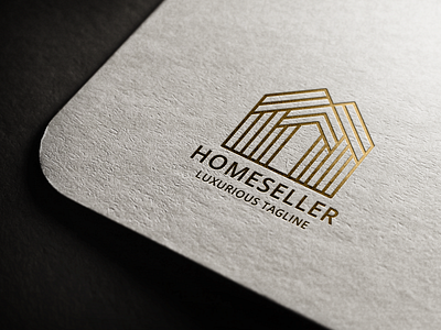 Home Seller - Real Estate Logo agency app buying community construction consulting corporate deal design development find home house housing identity inspection look professional real estate renovation