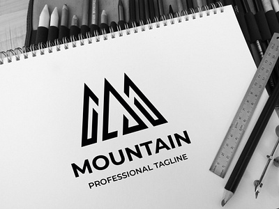 Mountain Letter M Logo