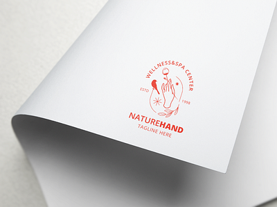 Nature Hand Logo Template business consultant corporate design illustration logo vector