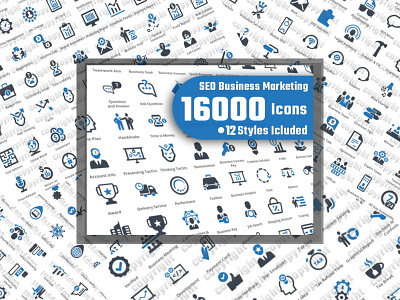 16000 Seo Business Marketing Icons