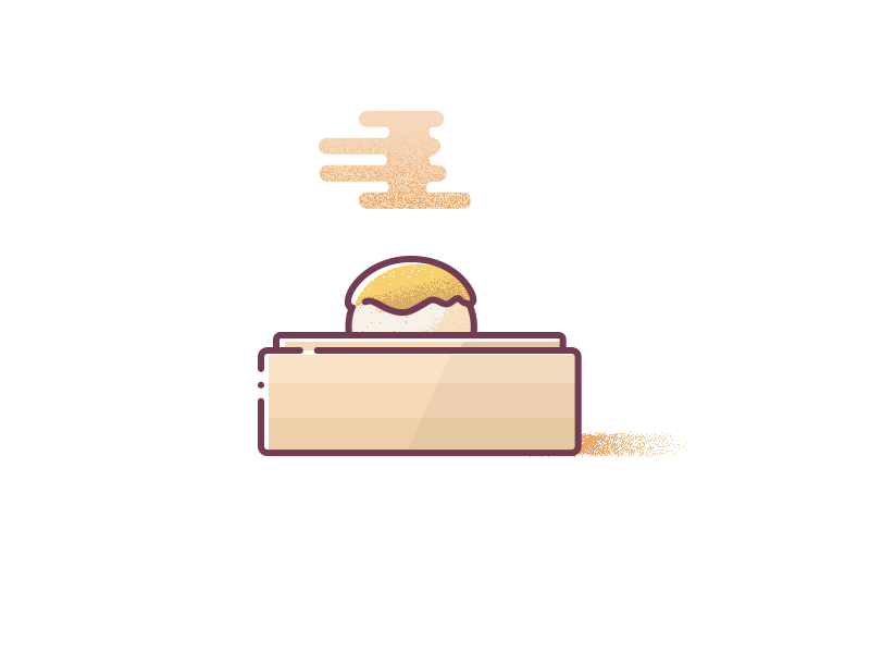 Custard Bun by kwenkwen on Dribbble
