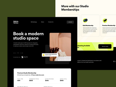 Kelvin Factory Landing Page