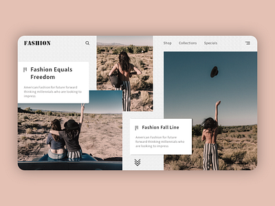 Fashion UI adobe xd animation card daily design design fashion hover effects interaction interface landing page minimal product design trends typography ui ui design web web design