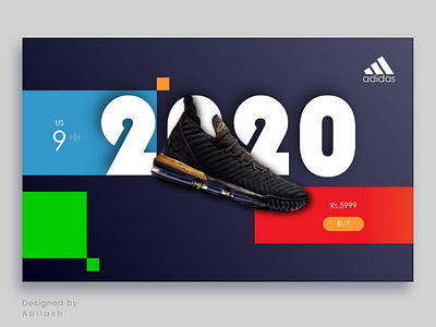 Shoe web ui design