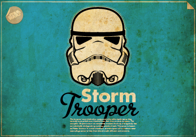 Stormtrooper cs5 illustrator star wars vector