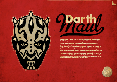 Star Wars - Darth Maul cs5 illustrator star wars vector