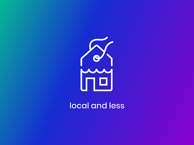 local & less adobe illustrator app icon contest design discount graphic design icon icon design iconography less local shop