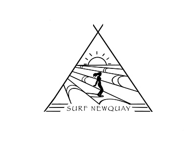 Surf Newquay, UK branding graphic graphic design icon illustration logo typography ui