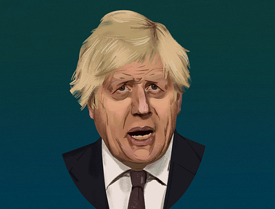 Boris Johnson portrait illustration borisjohnson digitalportrait editorial illustration illustrator portrait procreate webillustratoin