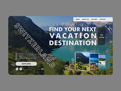 Vacation Destination Website Design