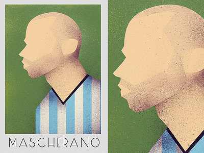 Mascherano afa argentina face fifa mascherano messi texture world cup
