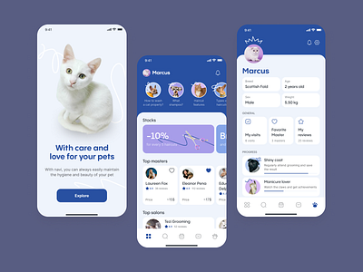 Grooming Mobile App Concept