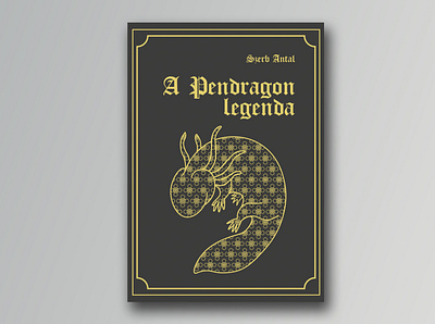 Szerb Antal A Pendragon legenda book cover design illustration