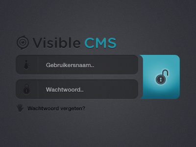 Making a login form for my CMS cms form login password username