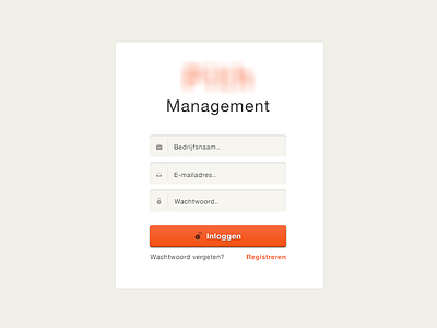 Management Login Screen buttonsm crm input login management sign up submit