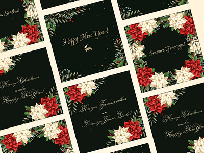 Christmas time greeting card designs