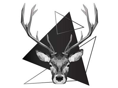 Geometric design "Deer"