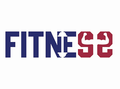 Fitness design icon illustration logo minimal