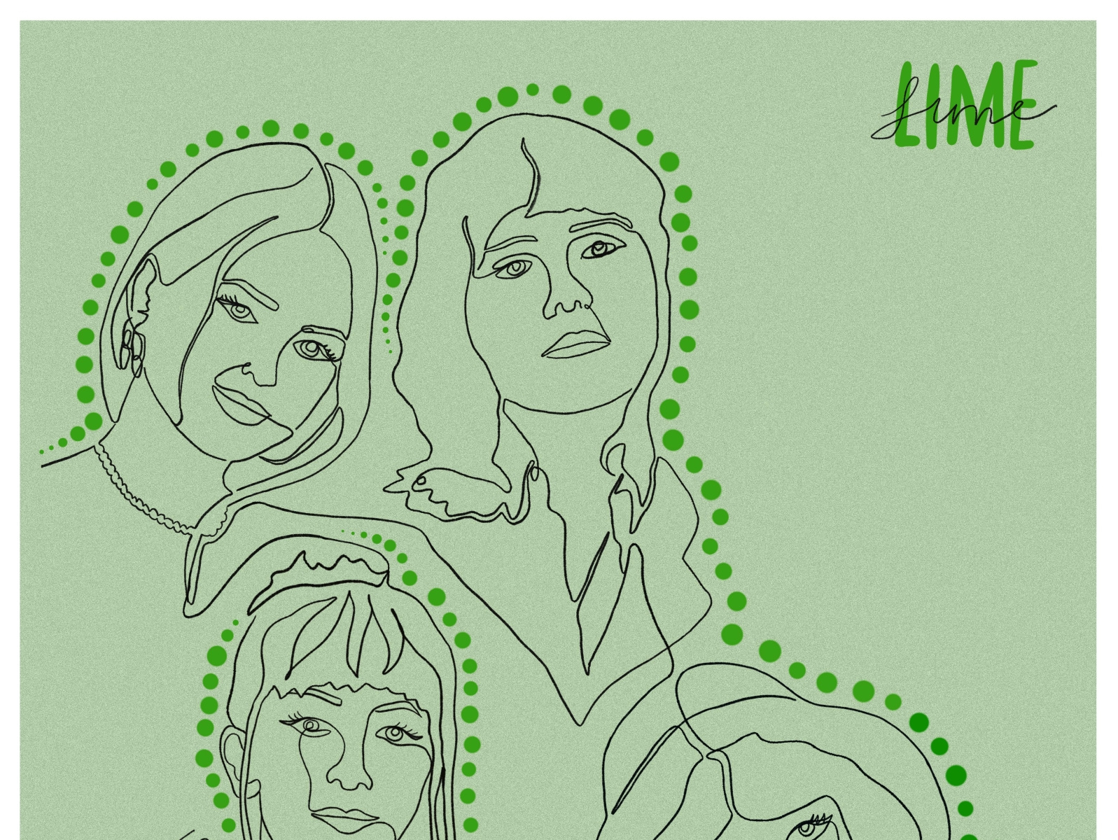 Lime (Band) Portrait by Greta White on Dribbble