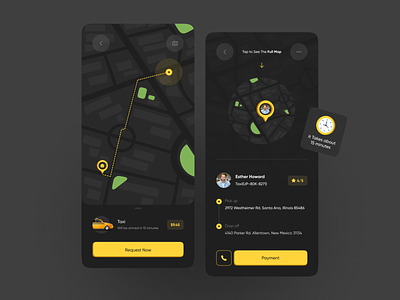 Taxi Booking app booking concept design designer illustration logo riding taxi typography ui user ux