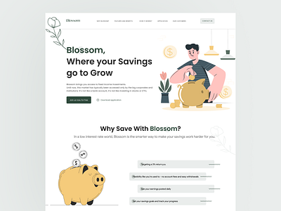 Blossom Landing Page