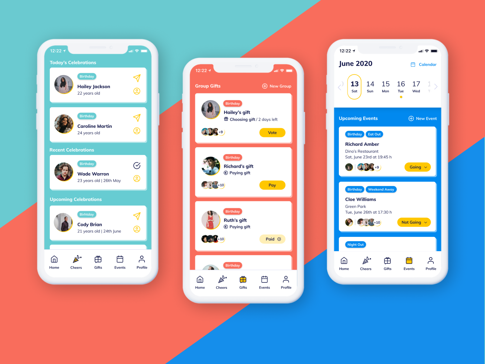 Cheery App by Bárbara Marcelino on Dribbble