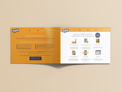ello - Print Collateral front end development ia responsive telecommunication ui design ux