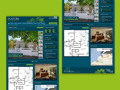 Custom Residential - Details Page ia real estate agency ui ux