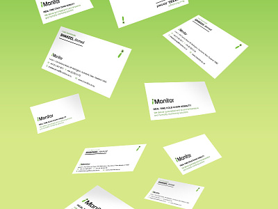 Business Card - iMonitor business card design
