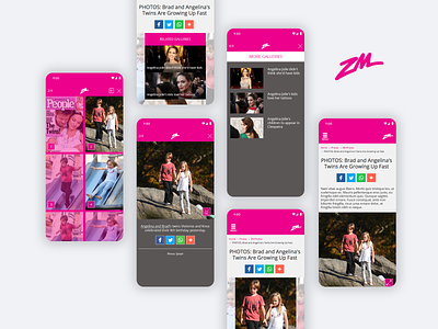ZM Mobile Gallery app ui ui design ux