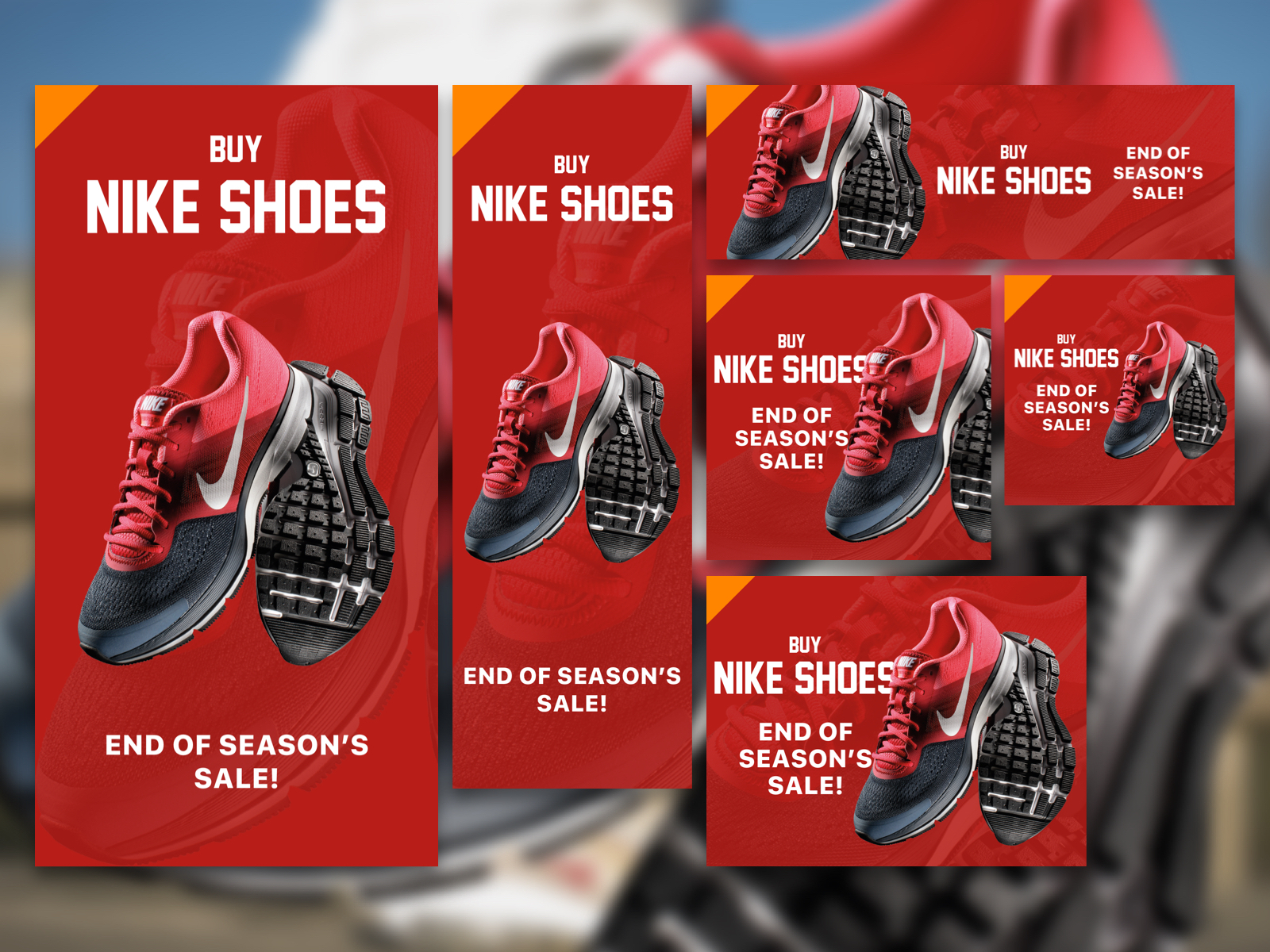 Nike Shoes Google ADS by Tabish Zaidi on Dribbble