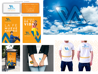VIDALTA Branding System 2 a blue branding christian church community logo v