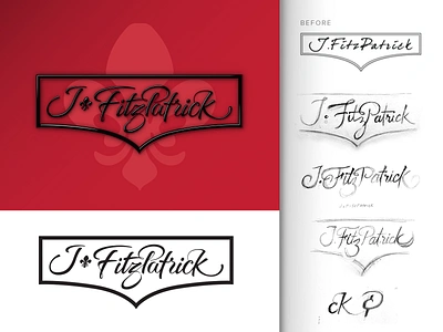 J.Fitzpatrick Footwear Refresh Brand boots footwear logo mens footwear rebranding red redesign refresh shoes