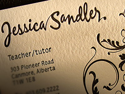 Jessica Sandler Card