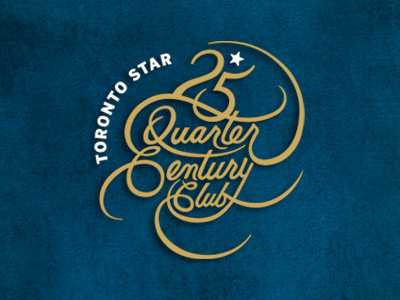QCC 25 century club logo quarter star
