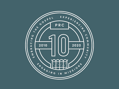 10 Year Anniversary Badge | Providence Road Church, Miami, FL