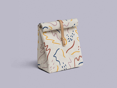 Lunch Bag design illustraion product design screen print surface design textile