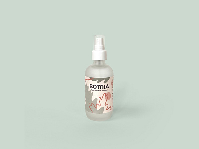 Botnia Seasonal Hydrosol illustration label design