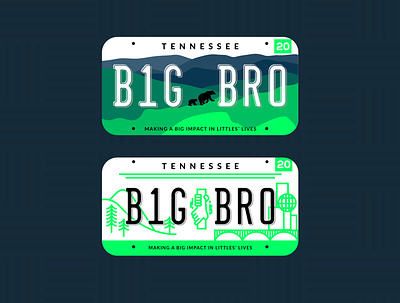 Tennessee License Plates design illustration vector
