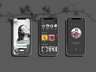 Musix - Mobile App redesign adobe adobexd creative design mobileapp musicapp ui ui design uiux uiuxdesign