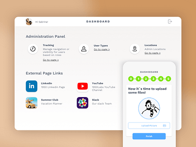 Dashboard Dribbble