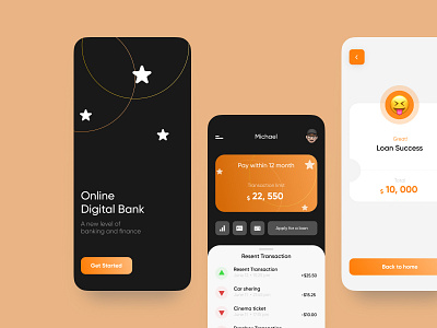Banking app - Mobile App app branding design mobile mobile app ui ux