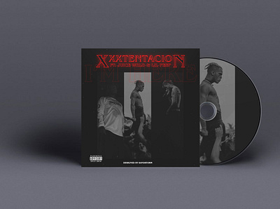 CD Cover | Mockup ''I'm here'' adobe photoshop album cover design branding cd mockup design juice wrld lil peep mashup music remix xxxtentacion