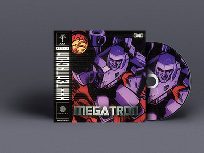 CD Cover-Mockup | XXXTENTACION - Megatron